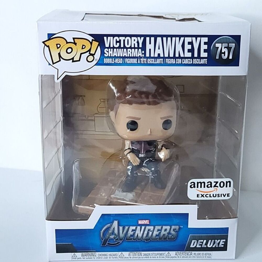 Victory Shawarma Hawkeye 757 Amazon Exclusive Funko POP! Avengers NEW